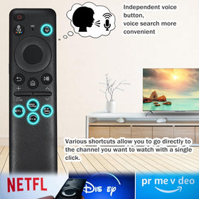 Bxmgr rechargeable remote voice control button enables quick commands via Bluetooth