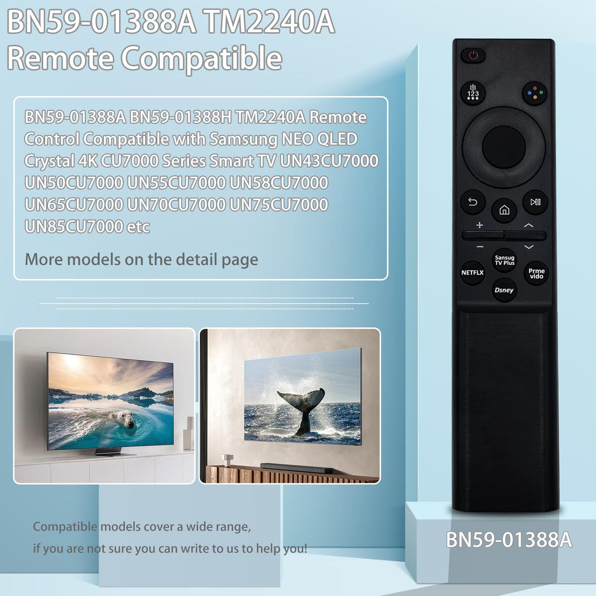 Bxmgr BN59-01388A TM2240A replacement enables quick setup and reliable control.