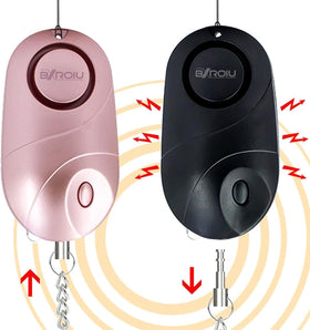 BXROIU 6Pack personal alarm back clip demonstrates easy attachment.