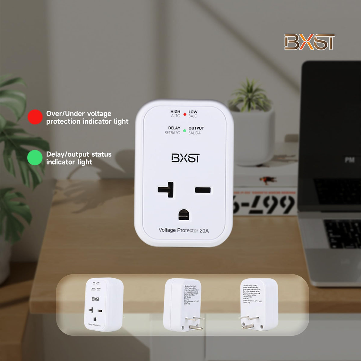 BXST in use with refrigerator illustrating appliance protection during power events benefit