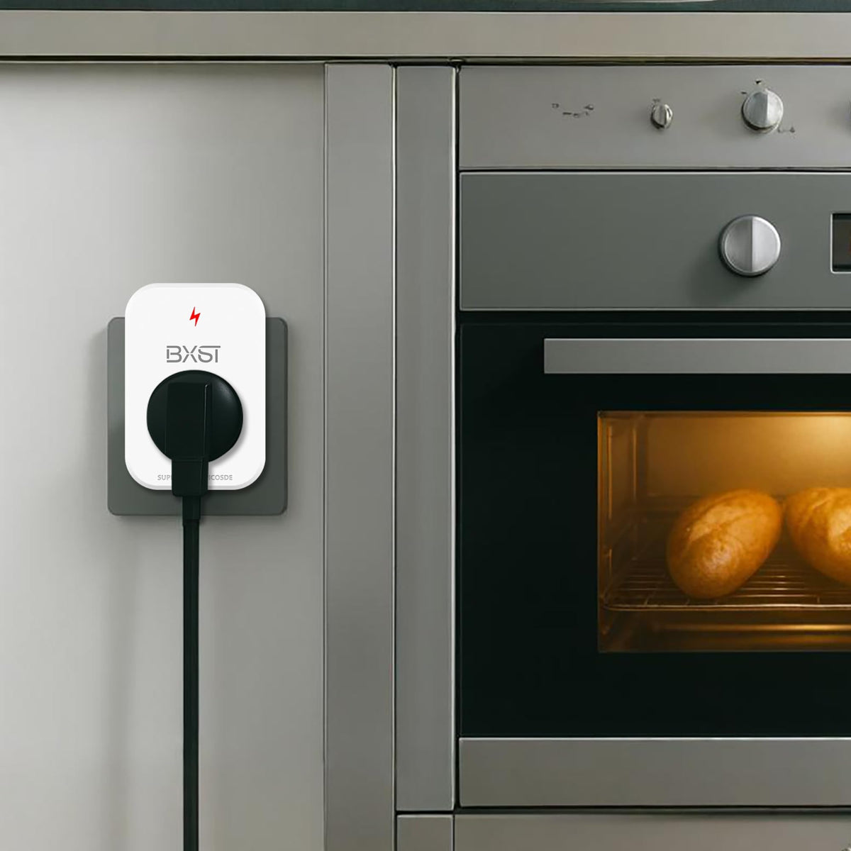 BXST plug-and-play wall-socket simplifies setup in dorms, offices, or travel.
