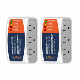 BXST surge protector with three outlets for home devices