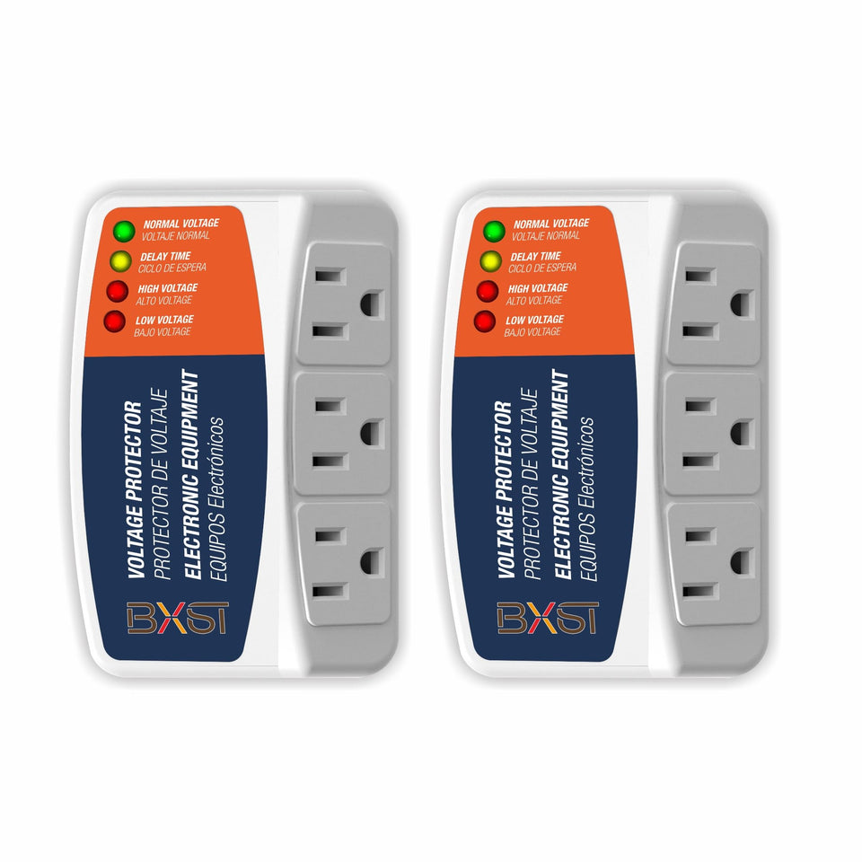 BXST surge protector with three outlets for home devices