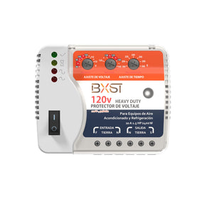 BXST surge protector with LED display shows live status for quick checks.