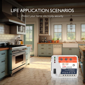 BXST surge-protector with clear status indicators aids effortless monitoring.