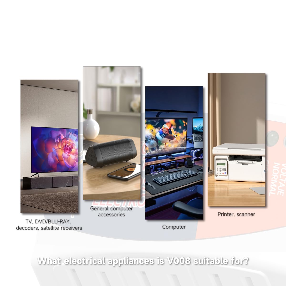 BXST surge protector operates between -10°C and +65°C