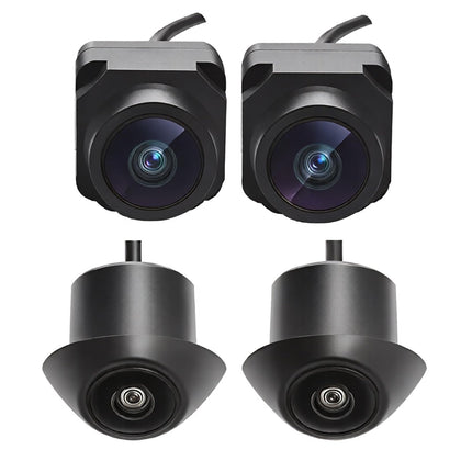 BY-J front view installed cameras showing full surround coverage benefit