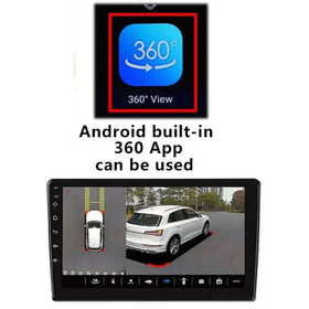 BY-J rear camera mounted with visible wiring for straightforward installation benefit