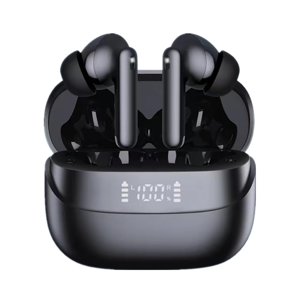 BYDTOOPCBD A8 PRO earbuds resting in the charging case for easy power on-the-go.