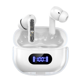 BYDTOOPCBD front view of P1 PRO earbuds highlighting sleek design and everyday comfort