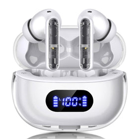 BYDTOOPCBD front view of earbuds and case showing compact design and portability