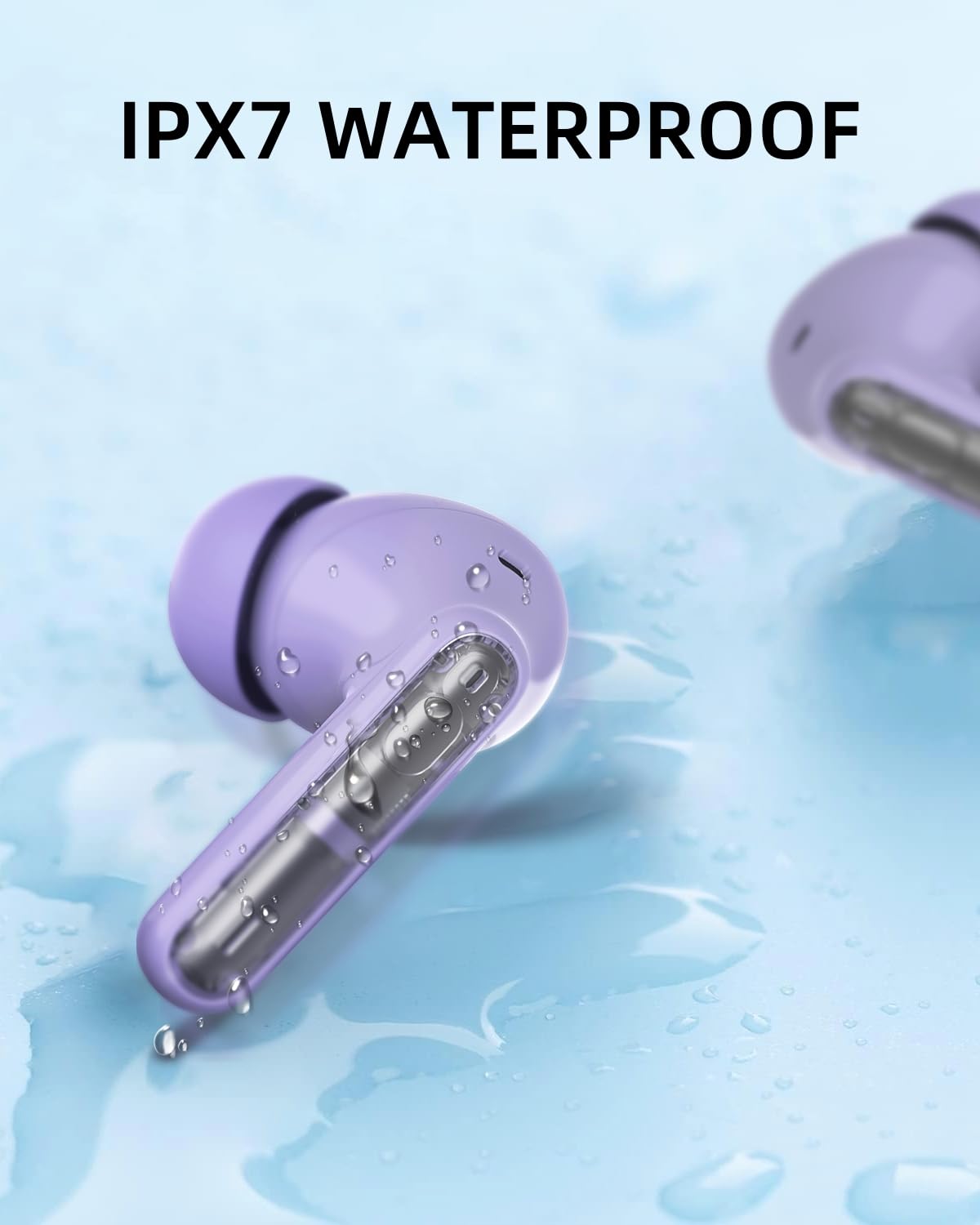 BYDTOOPCBD earbuds used during gym workout highlighting stable connection for exercise