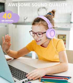 Bywulanda foldable headphones ideal for travel and school use