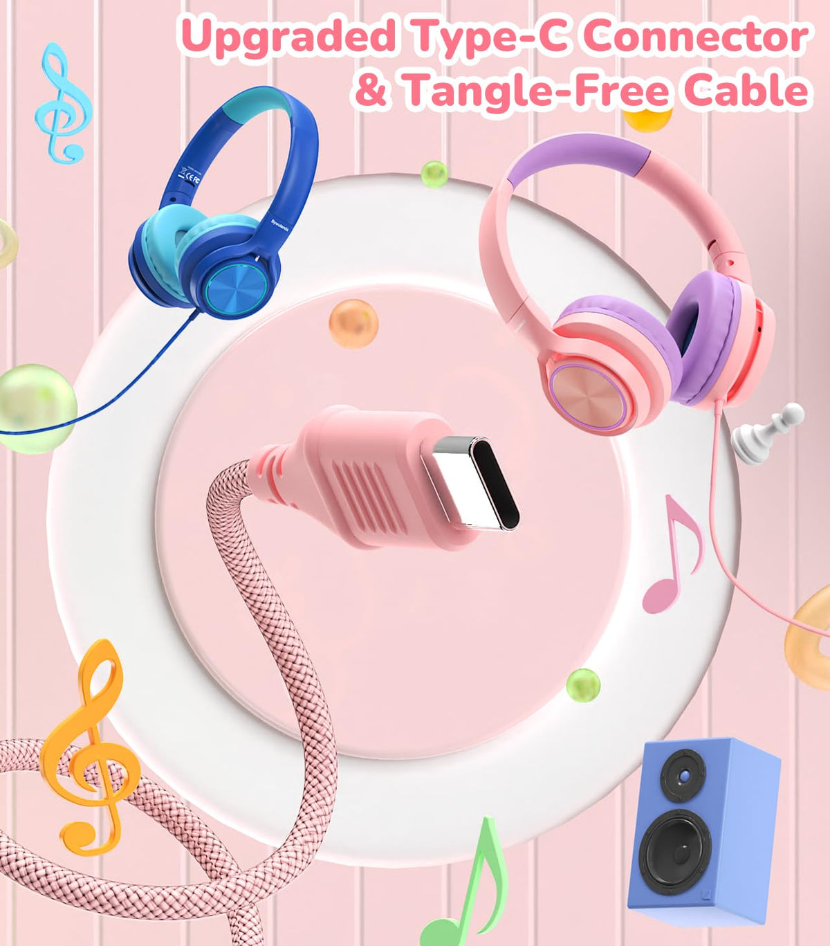 Bywulanda folded headphones compact for travel and easy storage benefit