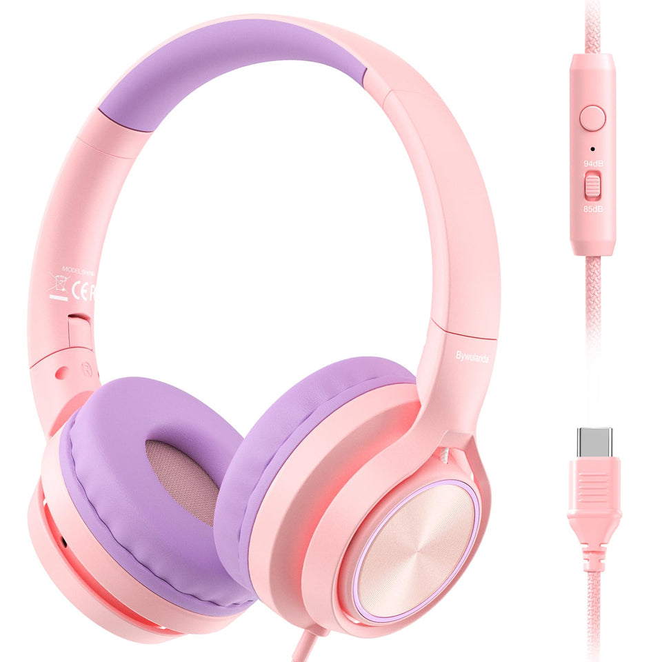 Bywulanda front view showing USB-C plug and child-friendly design benefit