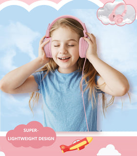 Student wearing Bywulanda headphones in classroom, clear stereo