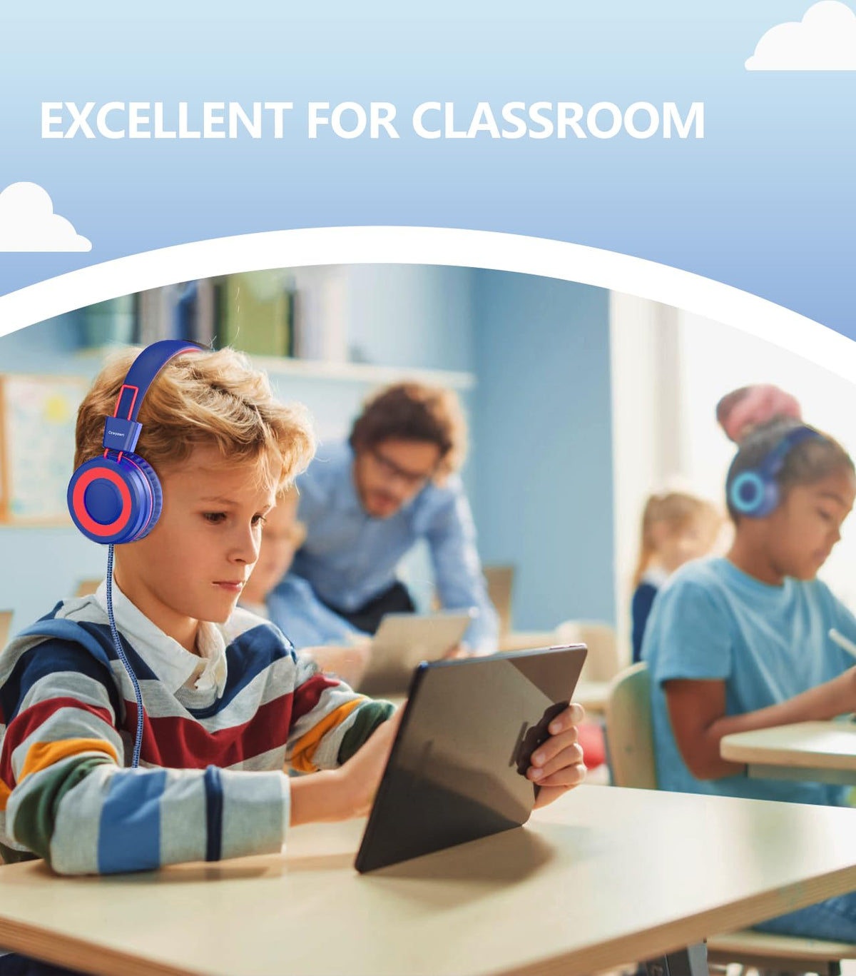 Bywulanda USB-C kids headphones backed by 24-hour customer support