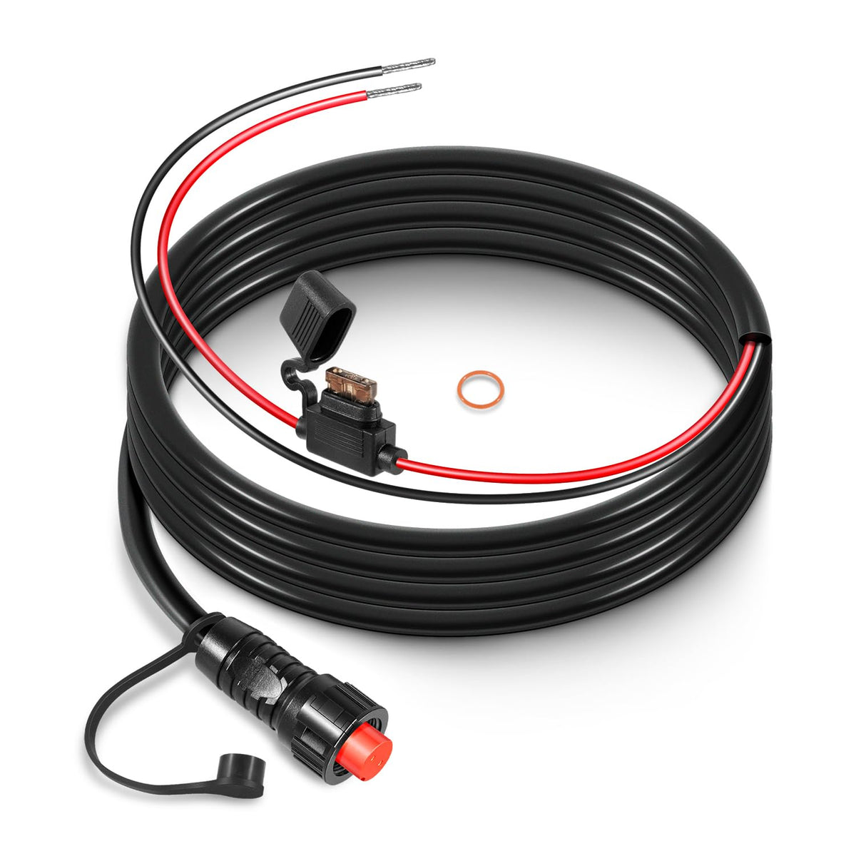 Bzcovac threaded power cable for GLS-10 with secure, vibration-resistant power.