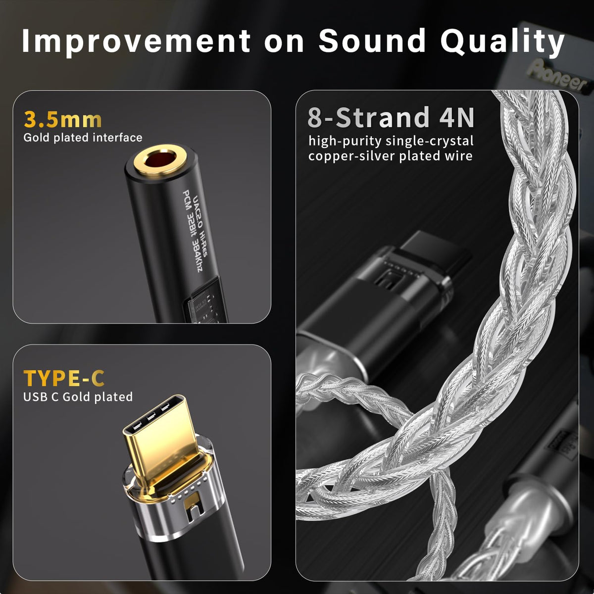 BZINK aviation-grade aluminum casing protects the adapter