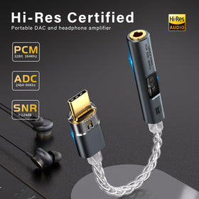 BZINK Compact 3.5mm output with USB-A passthrough.