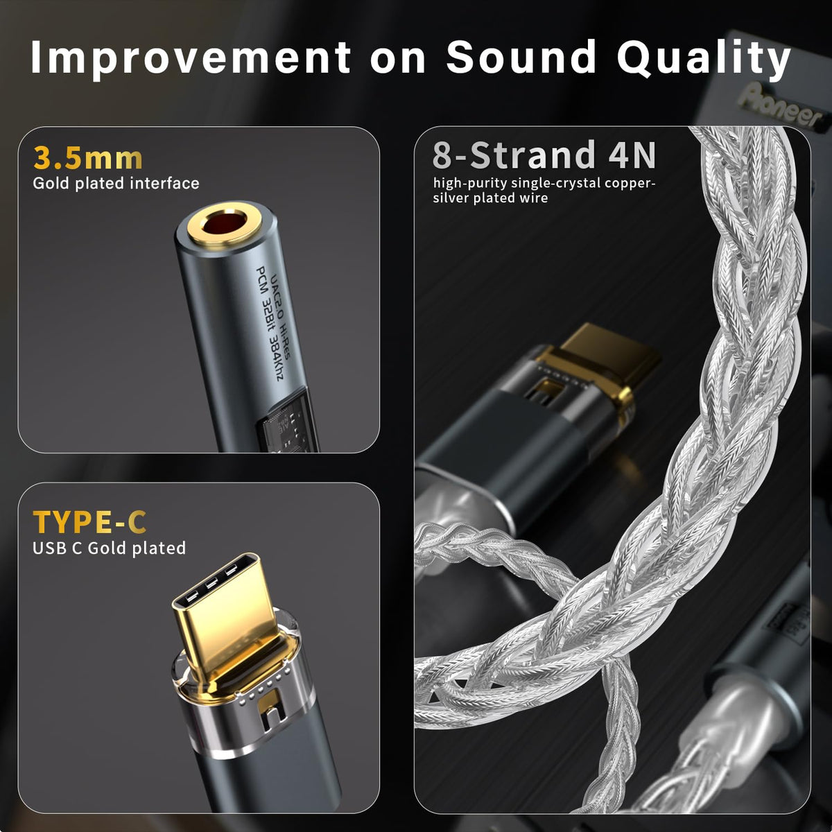BZINK Durable aluminum alloy casing resists scratches.