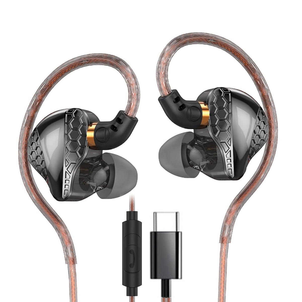 BZINK H89 front packaging showing earbuds and accessories, highlights convenience