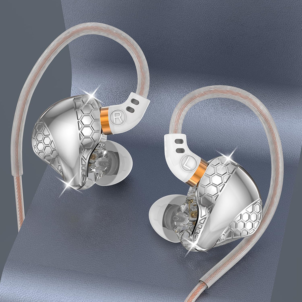 BZINK H89 package includes cables and extra ear tips for versatility