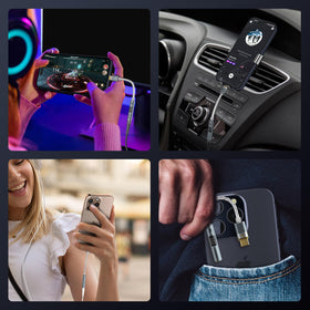 BZINK Broad USB-A compatibility for iPhone, Mac, Android.