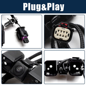 B.ZSSY power tailgate connector detail showing plug compatibility and quick hookup