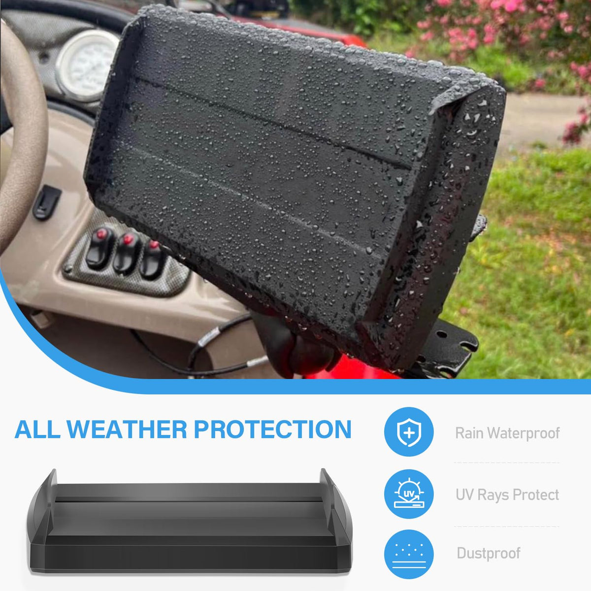 Bzsunway Helix 7 durable cover defends against dust, water, and sun exposure.