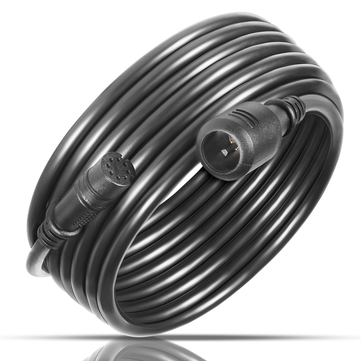 Bzumperyz 10ft transducer extension cable for Lowrance TripleShot and SplitShot expands reach
