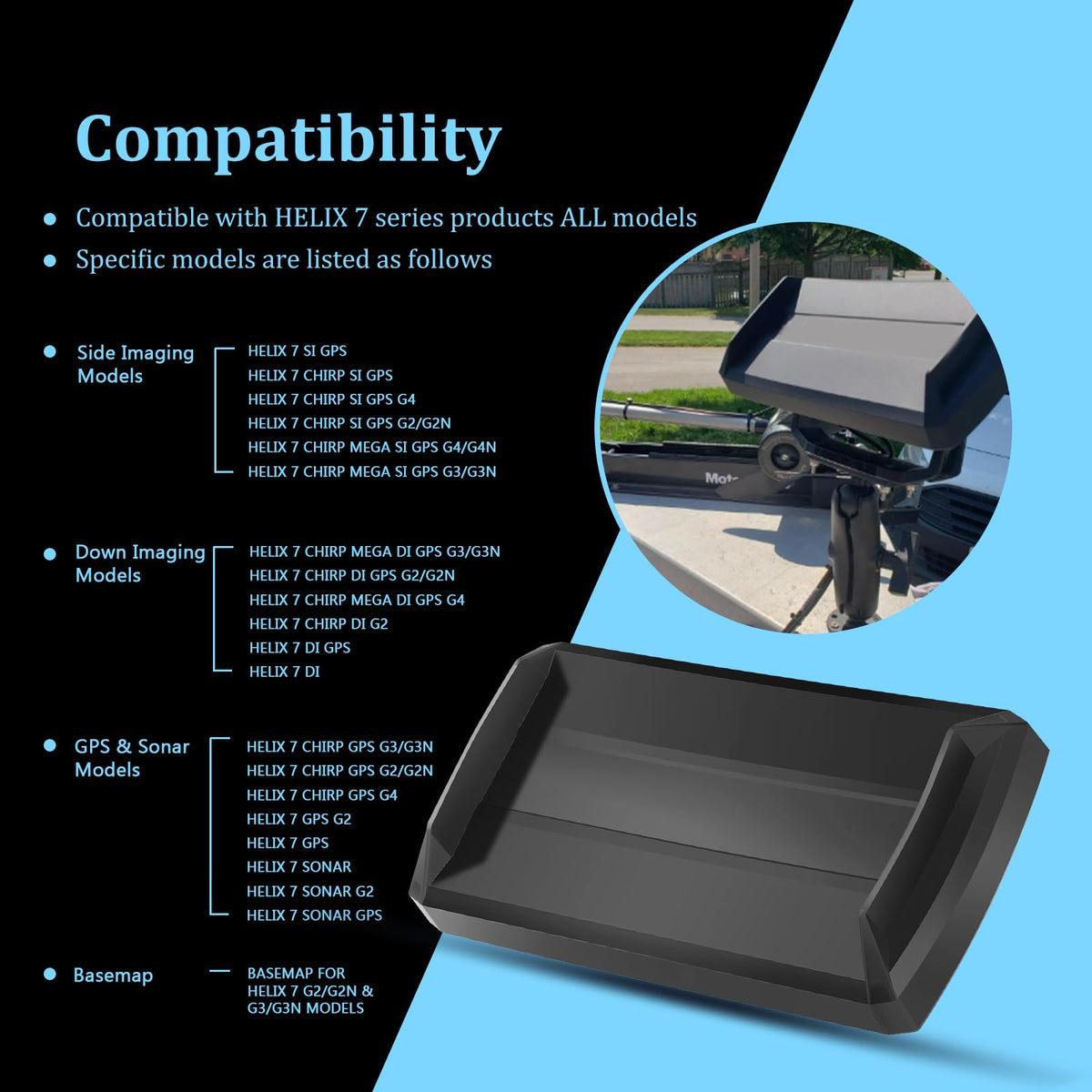 Bzumperyz Helix 7 cover mounted on the unit outdoors for rugged use