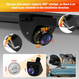 Bzuyrt AHD installation options for license plate mounting