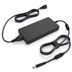 Bzylon 240W Dell Precision adapter powering a high-demand laptop