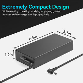 Bzylon 6.0mm barrel connector close-up ensuring secure fit and steady charging