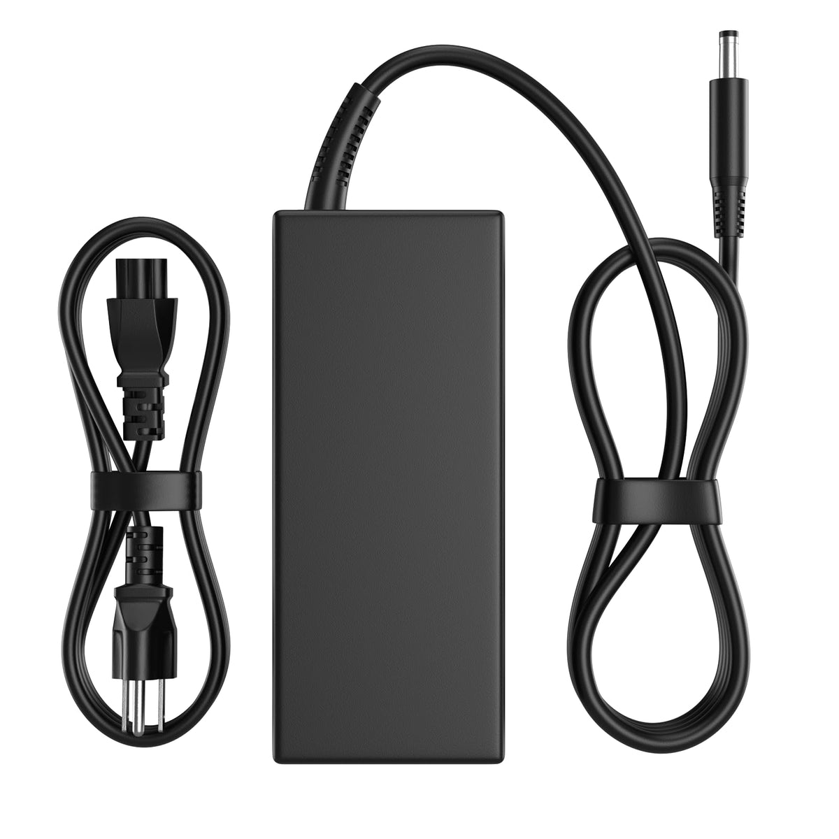 Bzylon 65W Dell AC adapter, front view, reliable power for Dell laptops.