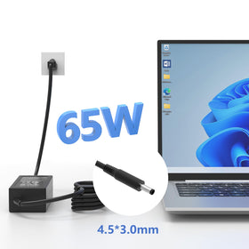Bzylon 65W Dell adapter laptop compatibility list, supports multiple Dell models.