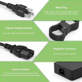 Bzylon connector close-up 5.5x1.7mm showing secure fit and compatibility