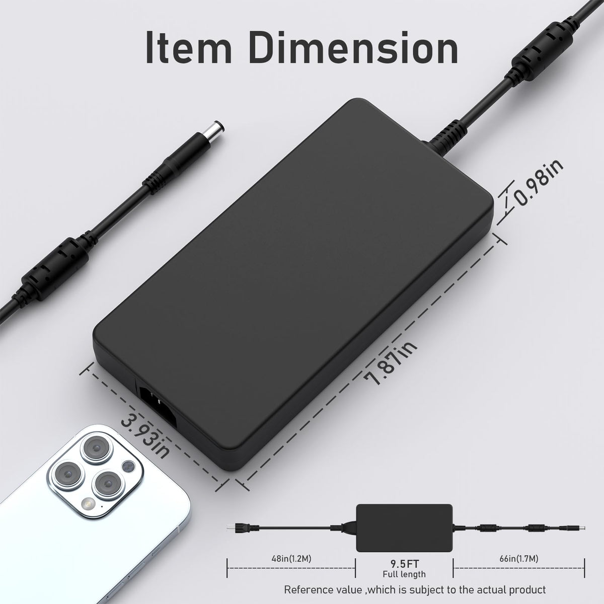Bzylon in-the-box power cord included for immediate setup
