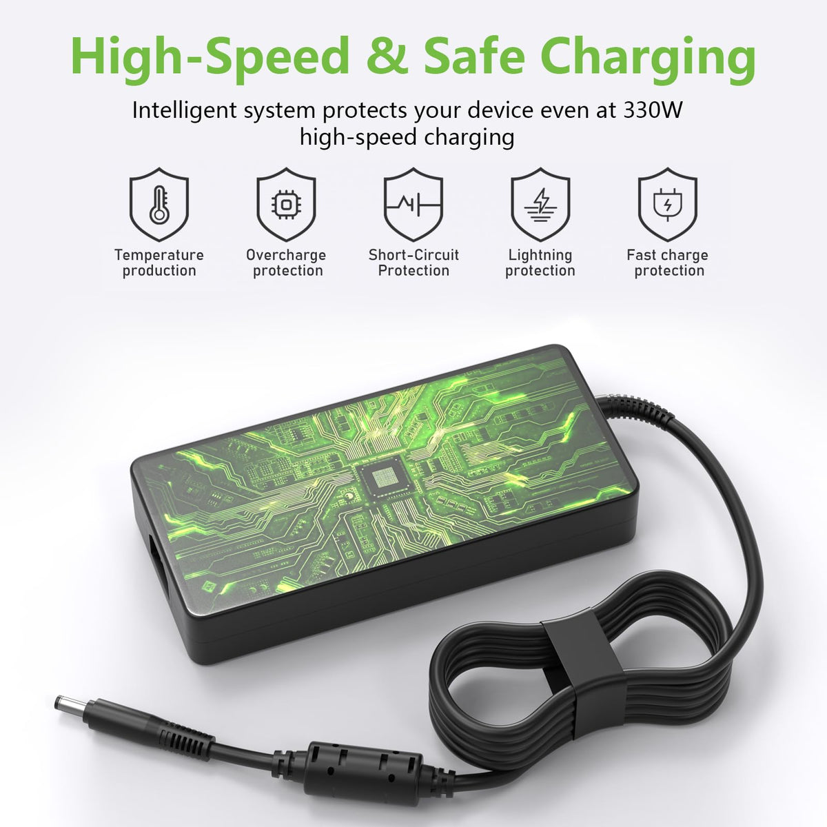 Bzylon power plug and cord assembled for travel and convenience