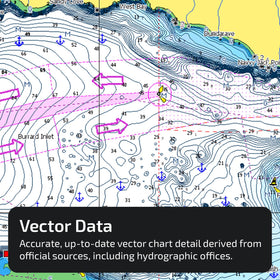 C-MAP autorouting plots safe routes automatically using detailed chart data