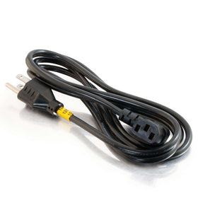 C2G universal power cord right-angle design fits PCs, monitors, printers in confined areas.