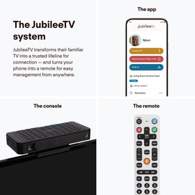 Caavo JubileeTV secure privacy features protect access and data.
