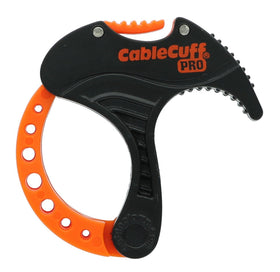 Cable Cuff brand close-up of teethed jaws and hinge showing durable alignment