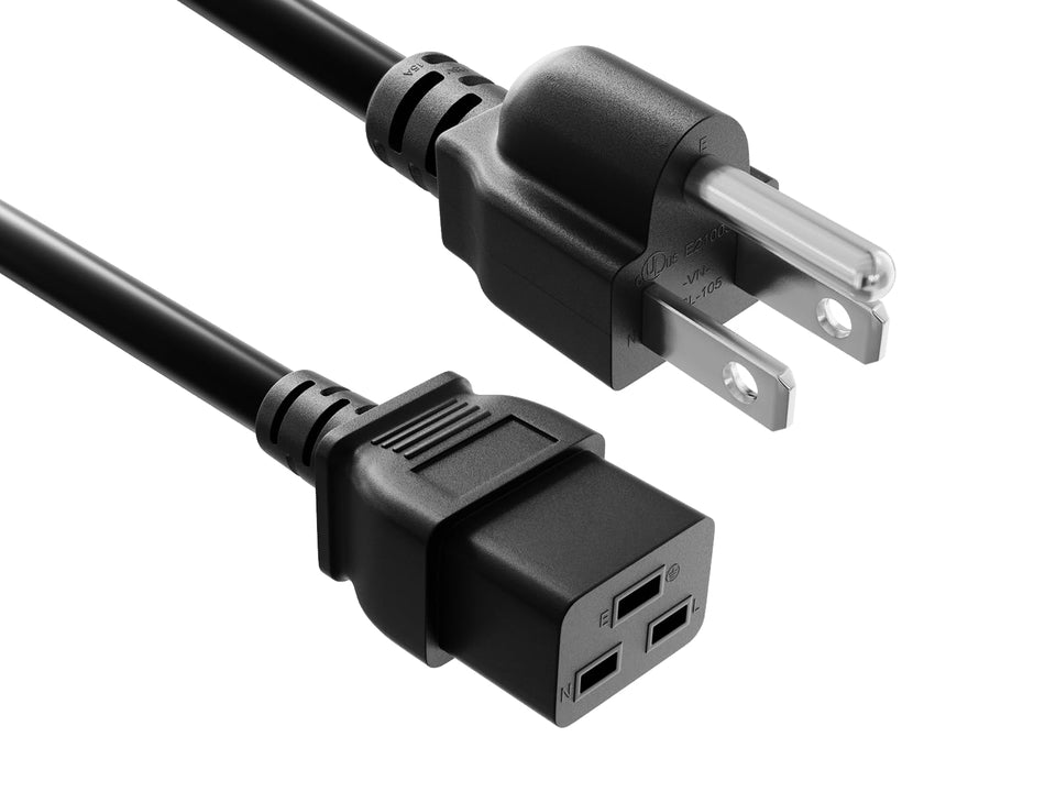 Cable Leader 3ft cord with NEMA 5-15P to IEC C19 for reliable server power.