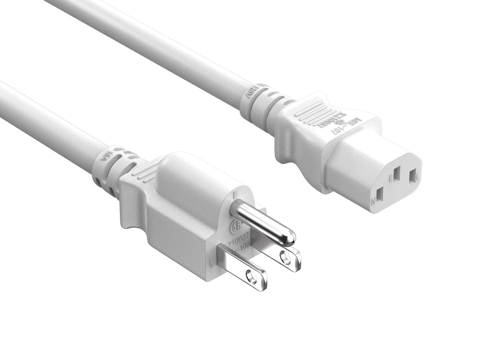Cable Leader 6ft power cord with NEMA 5-15P to IEC C13 for PC power