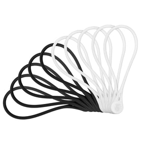 Cable Matters 10-pack silicone magnetic cord ties for cables and small items.