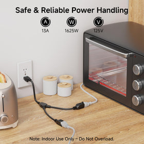 Cable Matters 2-pack provides spare outlets for quick reconfiguration.