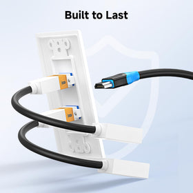 Cable Matters 2-pack 2-port 8K HDMI wall plate ideal for home theater or office setup