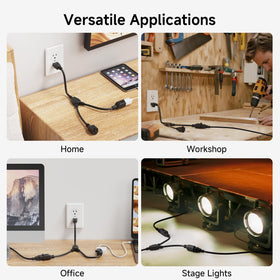 Cable Matters compatible with both 3-prong and 2-prong cords.